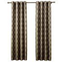 Cobblestone Stripes Curtain Window Screening Polyester Dustproof Decoration