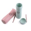 360ml Creative Wheat Fiber Straw Portable Water Bottle Drink Container Cup Mug