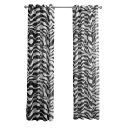 Home Fashion Double piece of large striped screens Polyester Material 4 Size