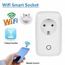 1USB Timer Remote Control WiFi Smart Socket (European Regulations) White Color