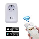 1USB Timer Remote Control WiFi Smart Socket (European Regulations) White Color