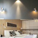 Double Color LED Wall Lamp Incandescent Energy Saving Wood Iron Light for Decor