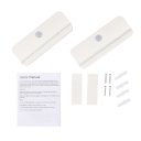 Newest 2pcs LED Human Body Induction Lamp Motion Sensor Wall Night Lights White