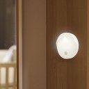 Fashion Home Intelligent Motion Sensor Light Round LED Night Light for Bedroom