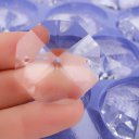 Transparent Beads 30MM Crystal Beads Chandelier Parts Prism Wedding Decor