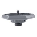 VELEDGE Compatible Hexagonal Quick Release Plate with 1/4inch Screw for Camera