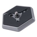 VELEDGE Compatible Hexagonal Quick Release Plate with 1/4inch Screw for Camera