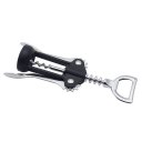 Bottle Opener for Beer Red Wine Wing Corkscrew Wine Opener Premium All-in-one Wine Corkscrew Black