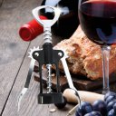 Bottle Opener for Beer Red Wine Wing Corkscrew Wine Opener Premium All-in-one Wine Corkscrew Black