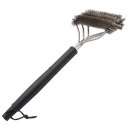 Grill Brus 3 in 1 Safe Barbecue Grill Brush Wire Bristles Stainless Steel Sturdy BBQ Cleaner Effort