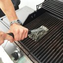 Grill Brus 3 in 1 Safe Barbecue Grill Brush Wire Bristles Stainless Steel Sturdy BBQ Cleaner Effort