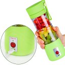 Juicer Cup Portable Blender Fruit Mix Machine Rechargeable Electric Juice Blender and Mixer Green