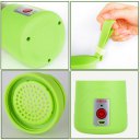 Juicer Cup Portable Blender Fruit Mix Machine Rechargeable Electric Juice Blender and Mixer Green