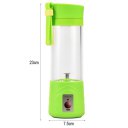 Juicer Cup Portable Blender Fruit Mix Machine Rechargeable Electric Juice Blender and Mixer Green