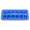 12 Grid Ice Cube with Lid Cover Square Pattern Food Silicon Bake Mould DIY Cake Tool Purple