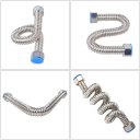 Stainless Steel Corrugated Water Heater Connector Diameter of 16mm Length of 20cm