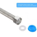 Stainless Steel Corrugated Water Heater Connector Diameter of 16mm Length of 20cm