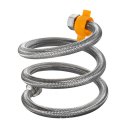 Faucet Connector Braided Stainless Steel Hose Female Straight Thread Faucet Hose 20cm