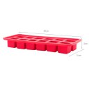 12 Grid Ice Cube with Lid Cover Square Pattern Food Silicon Bake Mould DIY Cake Tool Purple