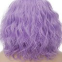 Short Curly Hair Wigs SW2101F17 Straight purple