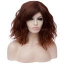 Short Curly Hair Wigs SW2101F18 Dark orange