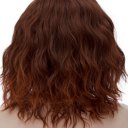 Short Curly Hair Wigs SW2101F18 Straight Dark orange