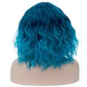 Short Curly Hair Wigs SW2101F2 Straight Blue