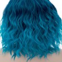 Short Curly Hair Wigs SW2101F2 Straight Blue