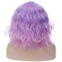 Short Curly Hair Wigs SW2101F3 Straight Purple pink