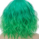 Short Curly Hair Wigs SW2101F6 Straight green