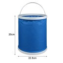 11 litres cattle rib cloth folding portable outdoor water bucke