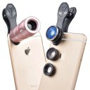 Apexel Phone Lens 4-in-1 APL-JS10XDG3 Rose Gold