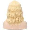 Curly Hair Wigs A71 SW2061 Pale Gold