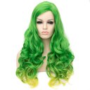 Curly Hair Wigs A71 SW2061 Pale Gold