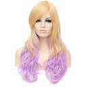 Curly Hair Wigs A71 SW2061 Pale Gold