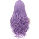 Long Curly Hair Wigs A83 LW1508 Purple