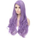 Long Curly Hair Wigs A83 LW1508 Purple