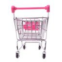 Mini Shopping Cart rose red