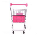 Mini Shopping Cart rose red