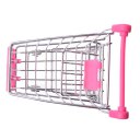 Mini Shopping Cart rose red