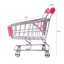 Mini Shopping Cart rose red