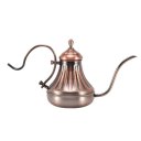 Pour Over Coffee Kettle 304 Stainless Steel Narrow Spout 650ml Retro Bronze CF0068