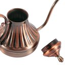 Pour Over Coffee Kettle 304 Stainless Steel Narrow Spout 650ml Retro Bronze CF0068