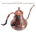 Pour Over Coffee Kettle 304 Stainless Steel Narrow Spout 650ml Retro Bronze CF0068