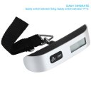 Backlight LCD Display Luggage Scale Temperature Sensor 110lb/50kg Digital Postal Luggage Hanging Sca