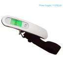 Backlight LCD Display Luggage Scale Temperature Sensor 110lb/50kg Digital Postal Luggage Hanging Sca