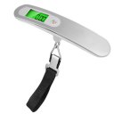 Backlight LCD Display Luggage Scale Temperature Sensor 110lb/50kg Digital Postal Luggage Hanging Sca