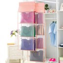 Hanging Closet Organizer Multilayer Washable Closet Bag Clothes Organizer