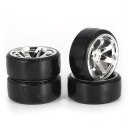 4Pcs RC Drift Tires Set for 1/10 Traxxas HSP Tamiya On-road Drifting Car Parts