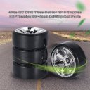 4Pcs RC Drift Tires Set for 1/10 Traxxas HSP Tamiya On-road Drifting Car Parts